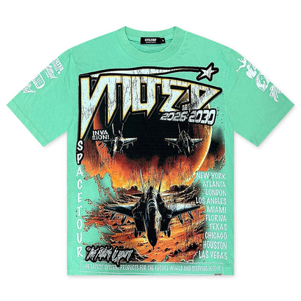 Vtilted Skyline Tee - Chalky Mint