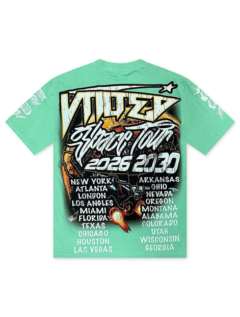 Vtilted Skyline Tee - Chalky Mint