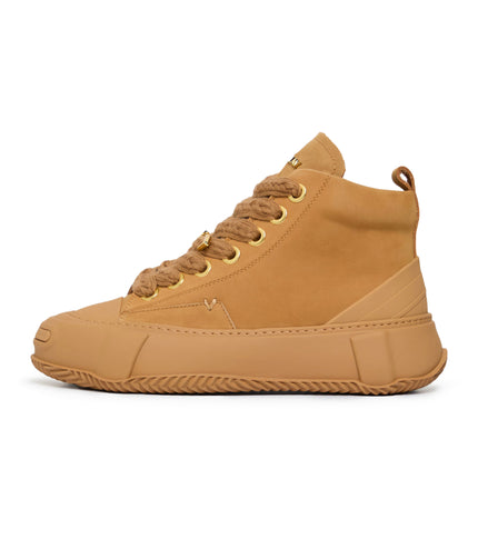 Valabasas "Vision" High Top Shoes - Tan Leather