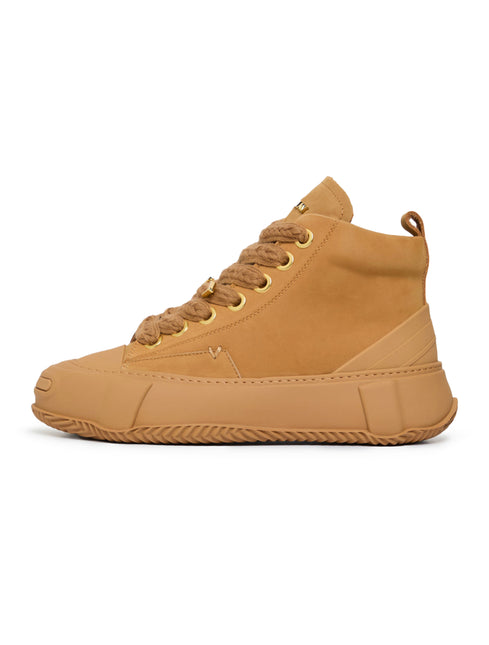 Valabasas "Vision" High Top Shoes - Tan Leather