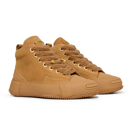 Valabasas "Vision" High Top Shoes - Tan Leather