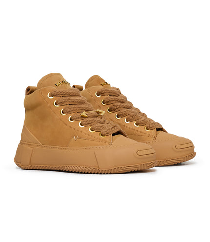 Valabasas "Vision" High Top Shoes - Tan Leather