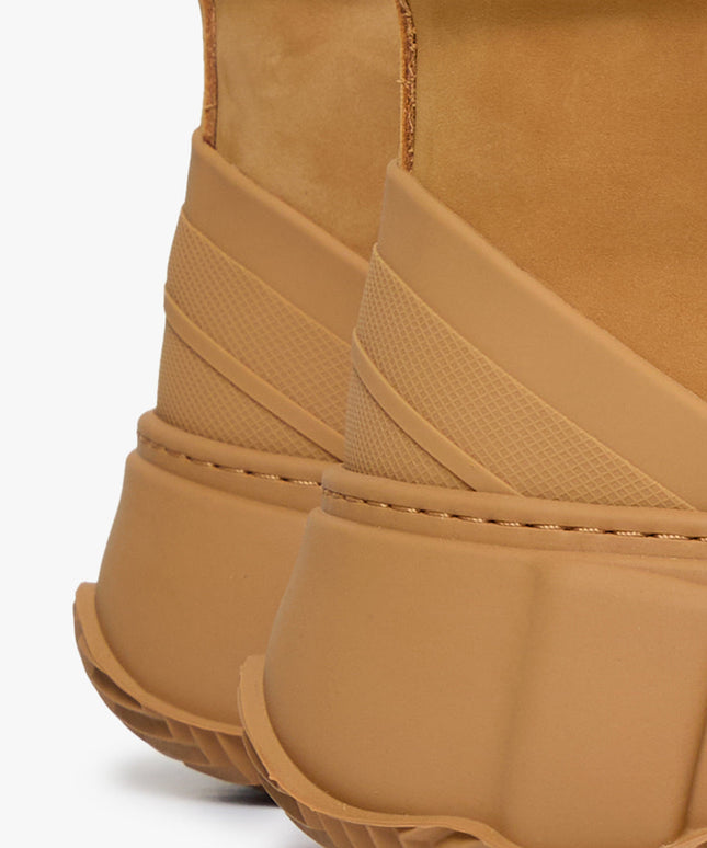 Valabasas "Vision" High Top Shoes - Tan Leather