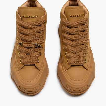 Valabasas "Vision" High Top Shoes - Tan Leather