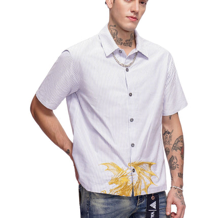 Valabasas Fugazi Button Down Shirt - White