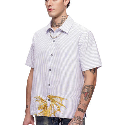 Valabasas Fugazi Button Down Shirt - White