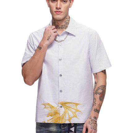 Valabasas Fugazi Button Down Shirt - White