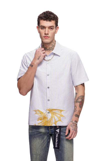 Valabasas Fugazi Button Down Shirt - White