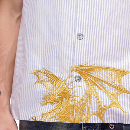 Valabasas Fugazi Button Down Shirt - White