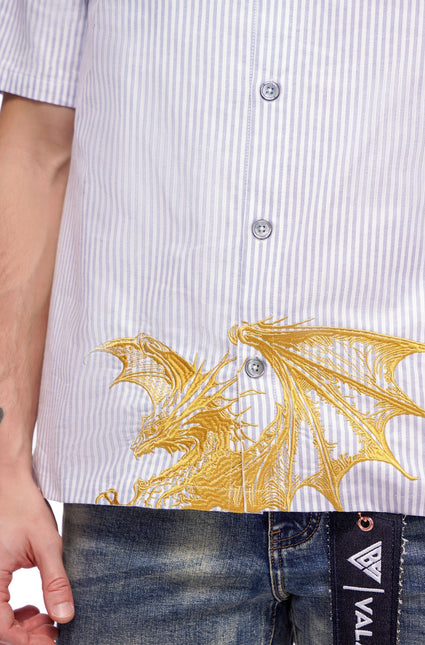 Valabasas Fugazi Button Down Shirt - White