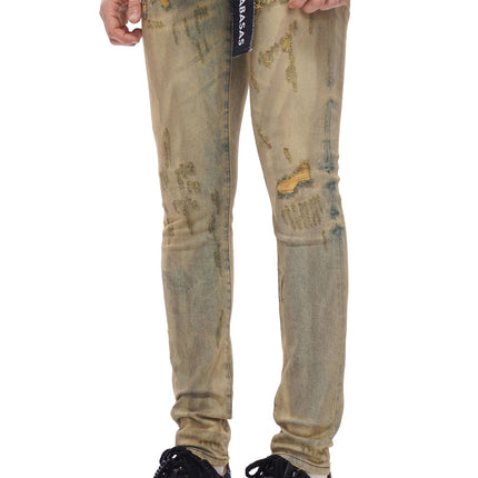 Valabasas Collage Skinny Denim Jean - Vintage Wash