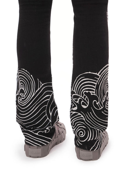 Valabasas Tenka Stacked Denim Jean - Jet Black