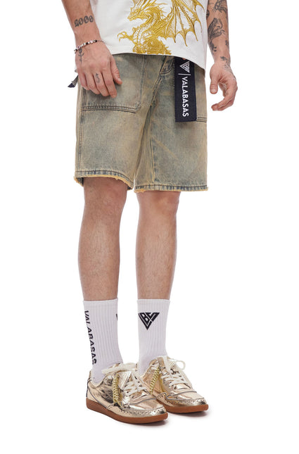 Valabasas Kuroto Denim Shorts - Vintage Wash