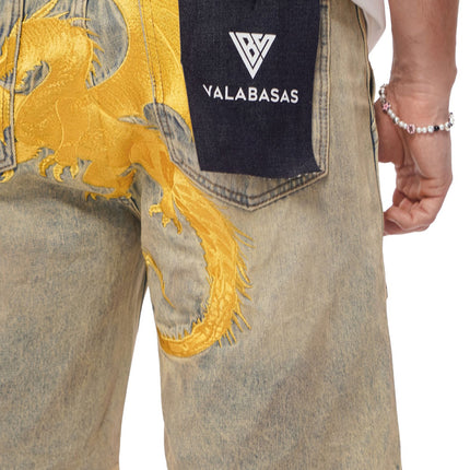 Valabasas Kuroto Denim Shorts - Vintage Wash