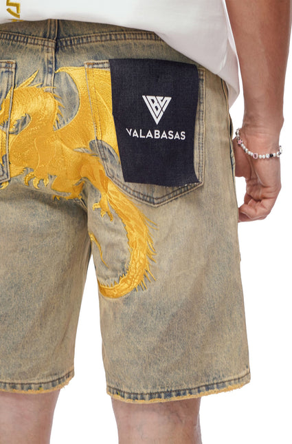Valabasas Kuroto Denim Shorts - Vintage Wash