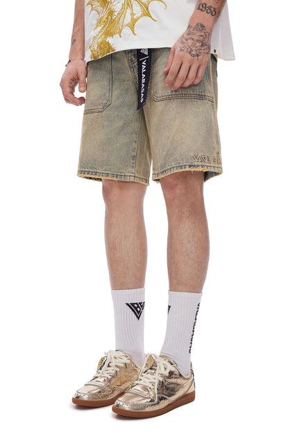 Valabasas Kuroto Denim Shorts - Vintage Wash