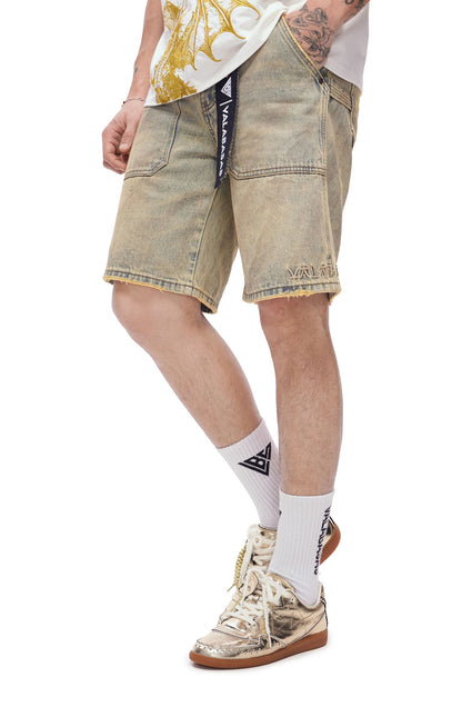 Valabasas Kuroto Denim Shorts - Vintage Wash