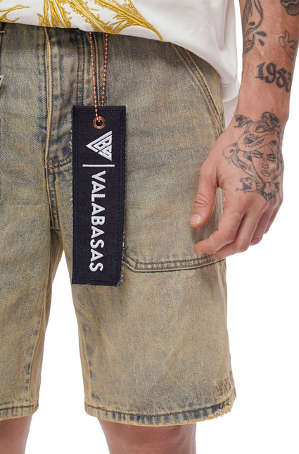 Valabasas Kuroto Denim Shorts - Vintage Wash