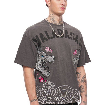 Valabasas Ikari Tee - Washed Black