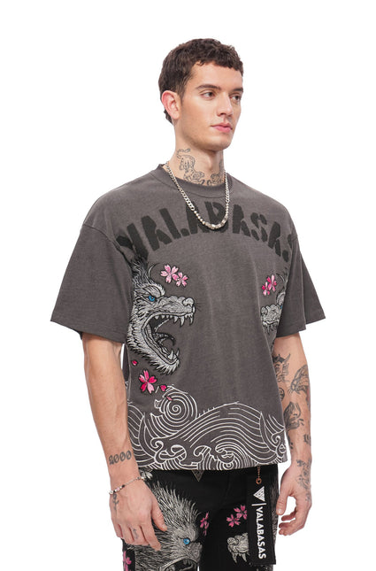 Valabasas Ikari Tee - Washed Black
