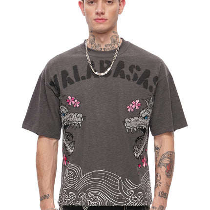 Valabasas Ikari Tee - Washed Black
