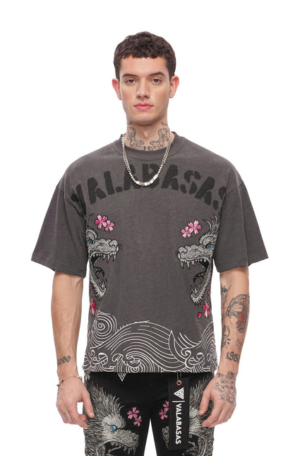Valabasas Ikari Tee - Washed Black