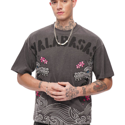 Valabasas Ikari Tee - Washed Black