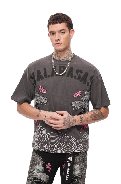 Valabasas Ikari Tee - Washed Black