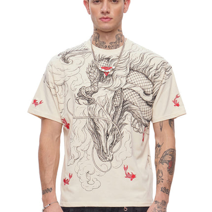 Valabasas Mythic Flow Tee - Beige