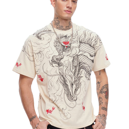 Valabasas Mythic Flow Tee - Beige