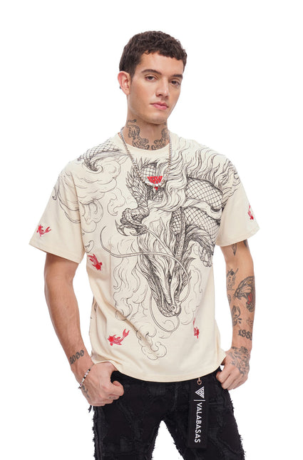 Valabasas Mythic Flow Tee - Beige