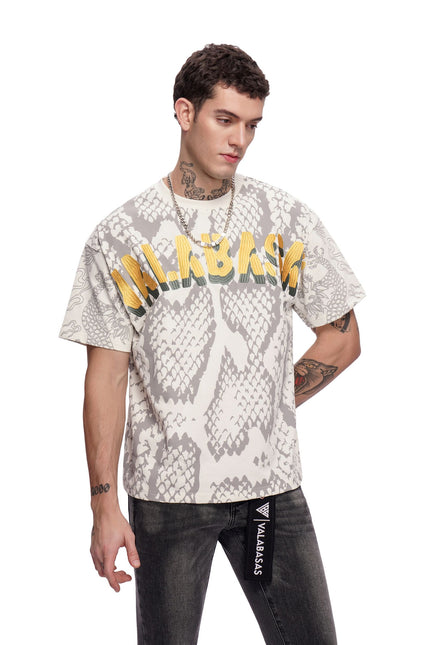 Valabasas Serpent Fade Tee - White