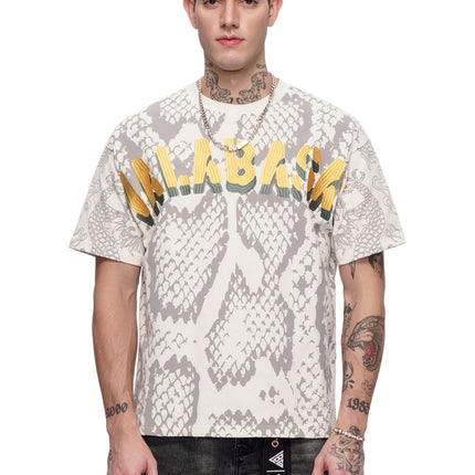 Valabasas Serpent Fade Tee - White