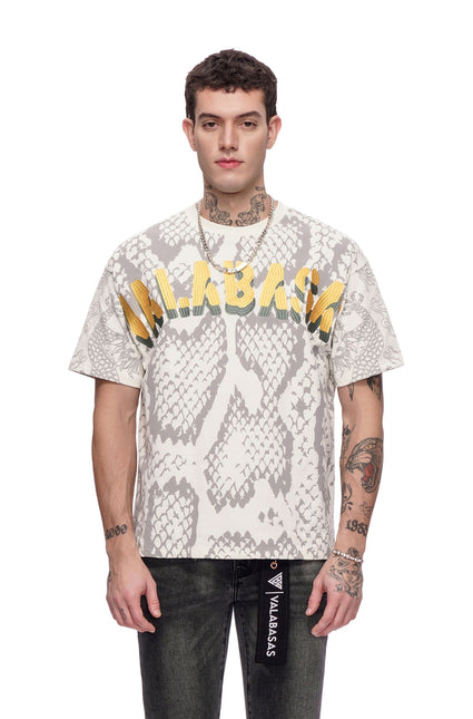 Valabasas Serpent Fade Tee - White