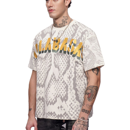 Valabasas Serpent Fade Tee - White