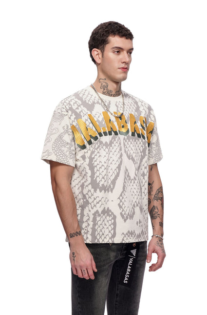 Valabasas Serpent Fade Tee - White