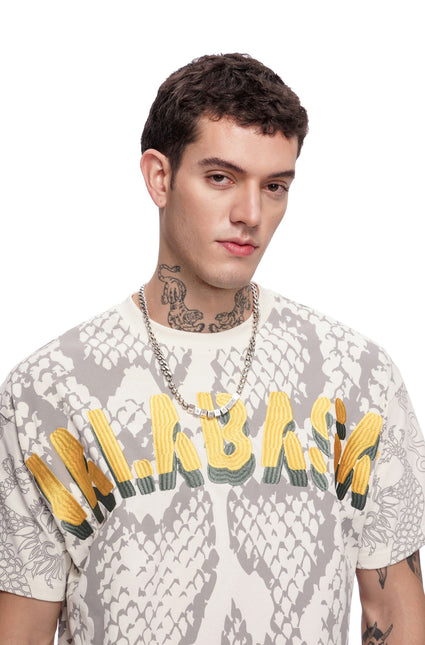 Valabasas Serpent Fade Tee - White