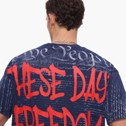 Valabasas Freedom Tee - Navy Blue