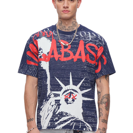 Valabasas Freedom Tee - Navy Blue