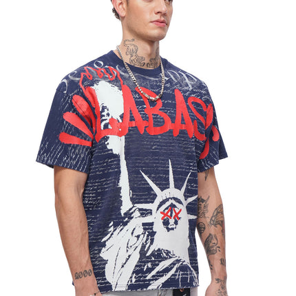 Valabasas Freedom Tee - Navy Blue
