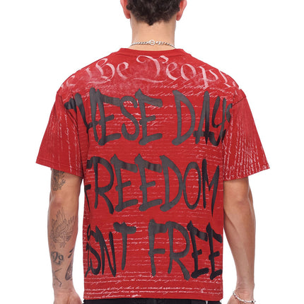 Valabasas Freedom Tee - Rustic Red