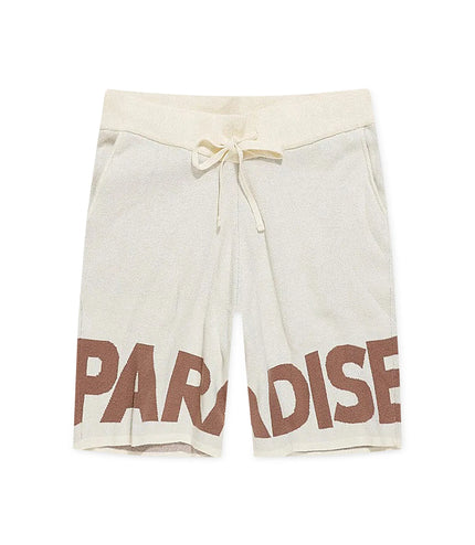 Jordan Craig Paradise Retro Knit Shorts - Cream