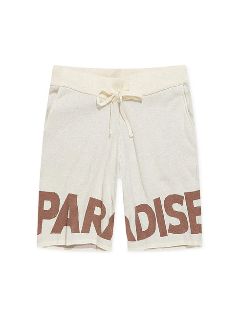 Jordan Craig Paradise Retro Knit Shorts - Cream