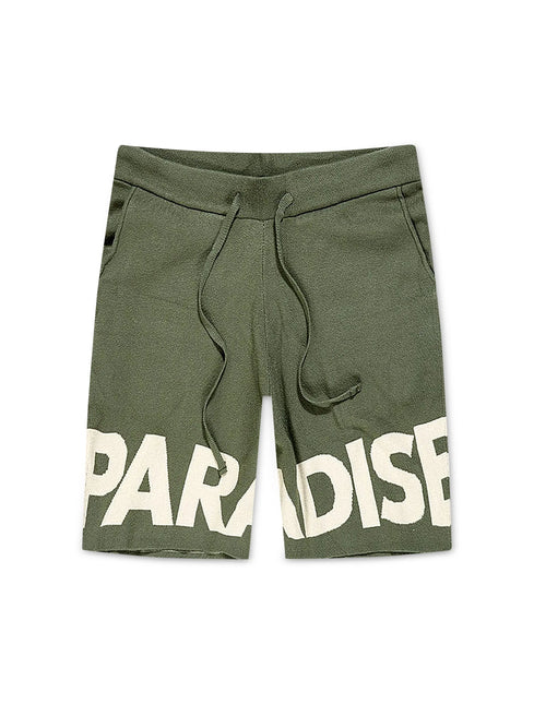 Jordan Craig Paradise Retro Knit Shorts - Olive