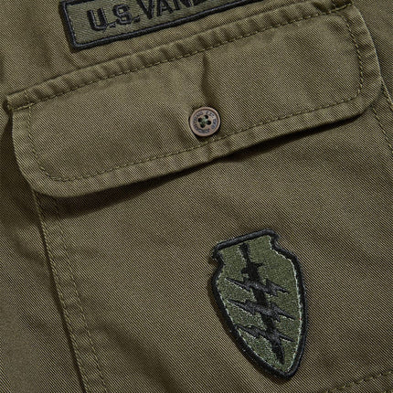 Jordan Craig Military Cargo Shirt - Army Green