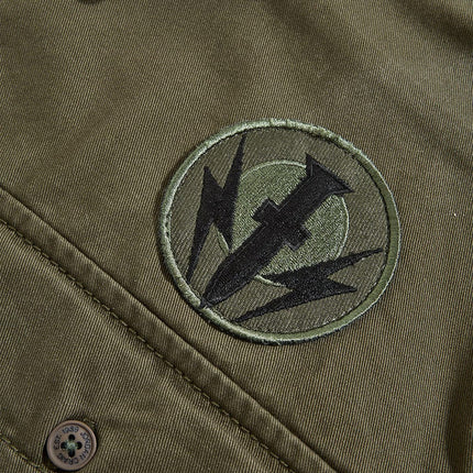 Jordan Craig Military Cargo Shirt - Army Green