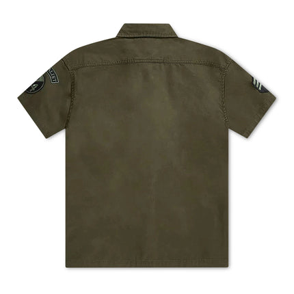 Jordan Craig Military Cargo Shirt - Army Green