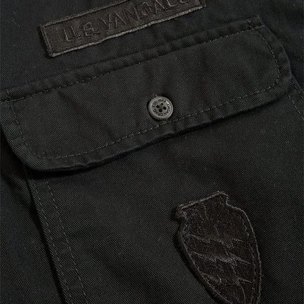 Jordan Craig Military Cargo Shirt - Black