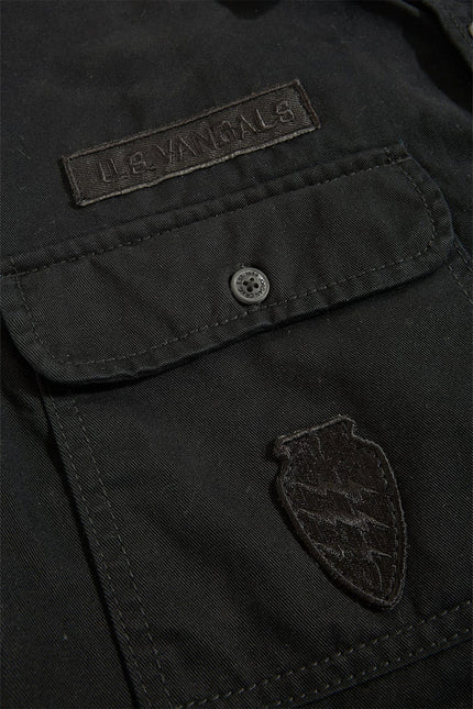 Jordan Craig Military Cargo Shirt - Black