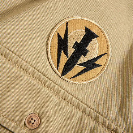 Jordan Craig Military Cargo Shirt - Khaki